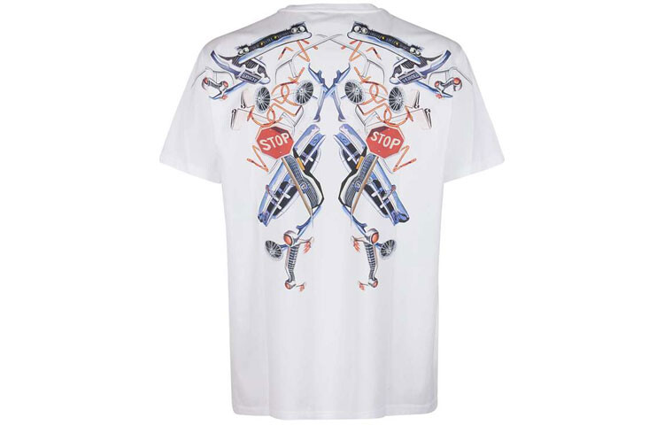 Футболка унисекс белая Givenchy, белый 
Футболка унисекс белая Givenchy, белый