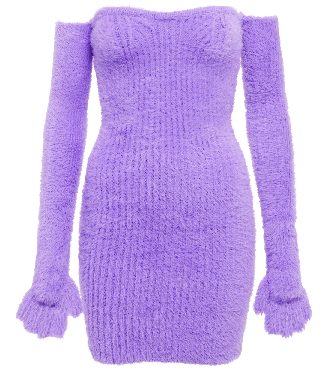 Мини-платье с фактурной отделкой и перчатками Off-White, Lilac
Мини-платье с фактурной отделкой и перчатками Off-White, Lilac