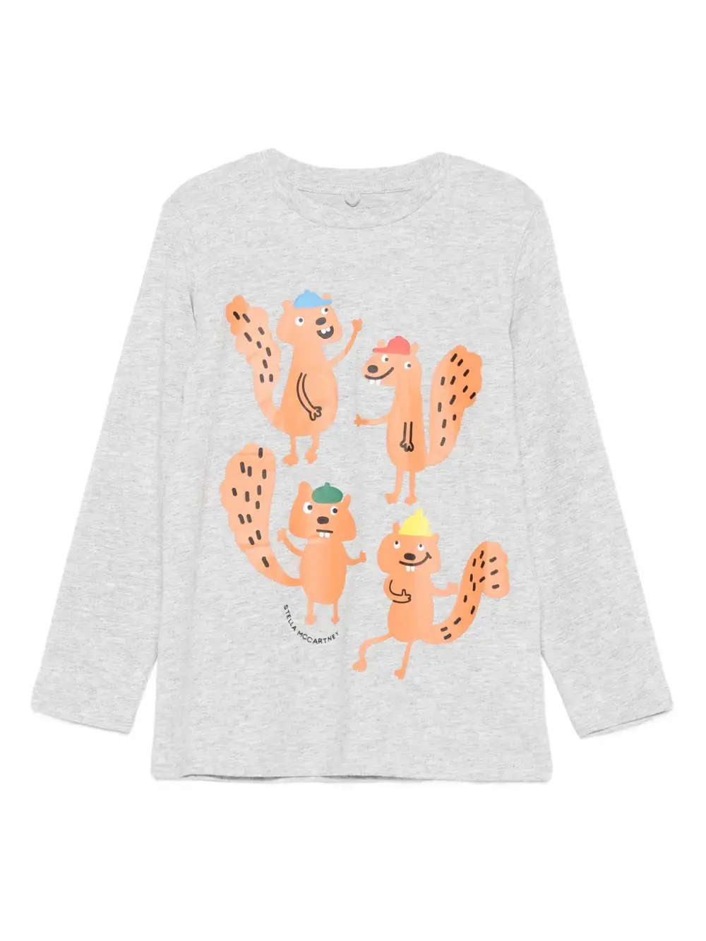 Топ с длинными рукавами и принтом белки Stella McCartney Kids, серый
Топ с длинными рукавами и принтом белки Stella McCartney Kids, серый