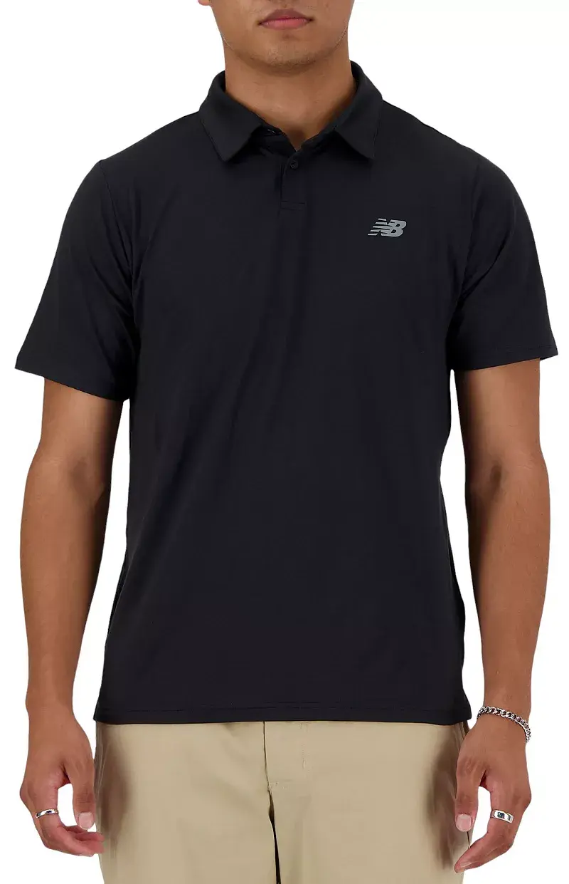 Женская теннисная футболка-поло New Balance Performance, черный
Женская теннисная футболка-поло New Balance Performance, черный