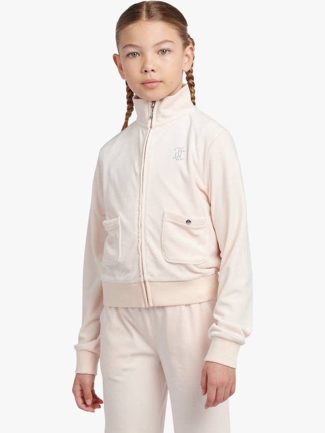 Детская велюровая куртка на молнии Juicy Couture, Shell
Детская велюровая куртка на молнии Juicy Couture, Shell