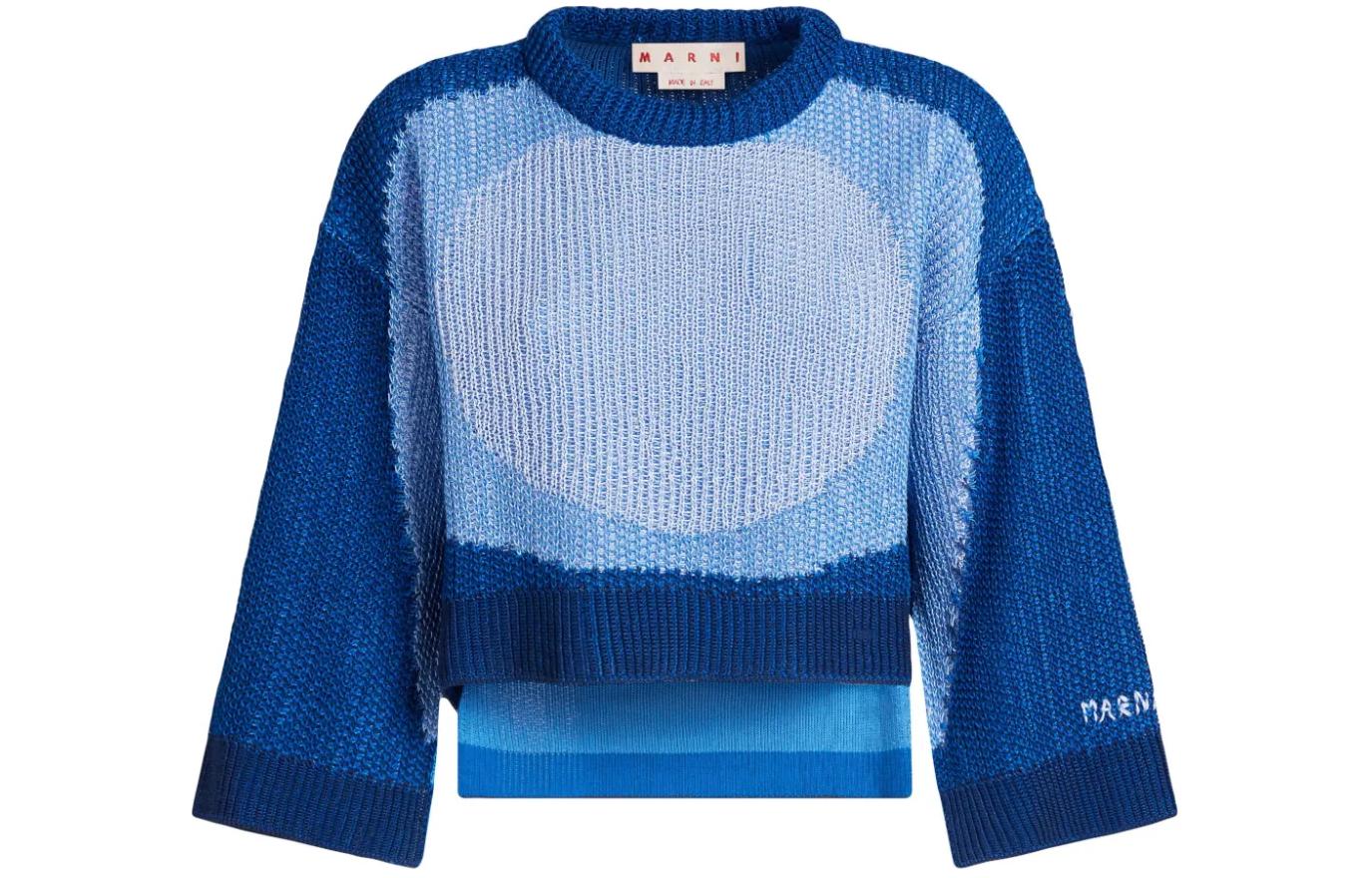 Свитер женский голубой MARNI, синий
Свитер женский голубой MARNI, синий