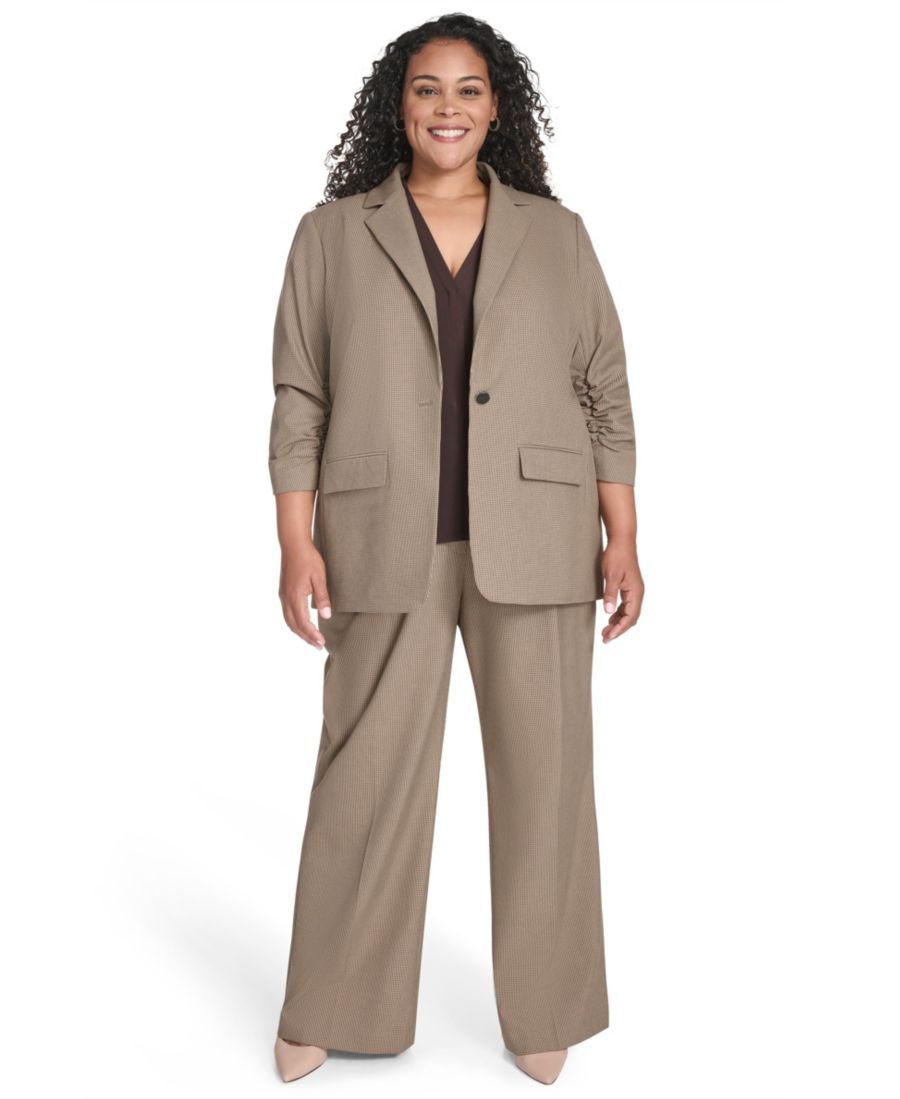 Куртка больших размеров в клетку, на одной пуговице, с рукавами 3/4 Calvin Klein, Oak Leaf Multi
Куртка больших размеров в клетку, на одной пуговице, с рукавами 3/4 Calvin Klein, Oak Leaf Multi