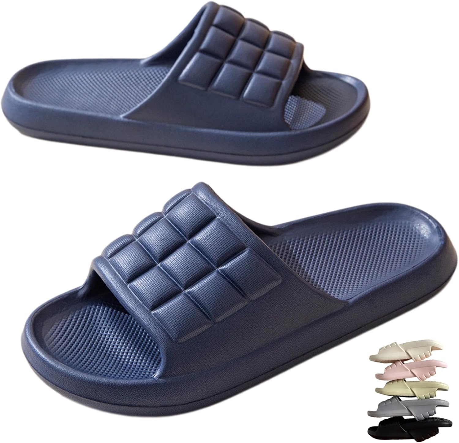 Iwhgrmp Клетчатые домашние тапочки для женщин Мужчины Туфли для душа в помещении Летняя ванная Пляжная горка Сандалии с нескользящей толстой подошвой, темно-синий
Iwhgrmp Клетчатые домашние тапочки для женщин Мужчины Туфли для душа в помещении Летняя ванная Пляжная горка Сандалии с нескользящей толстой подошвой, темно-синий