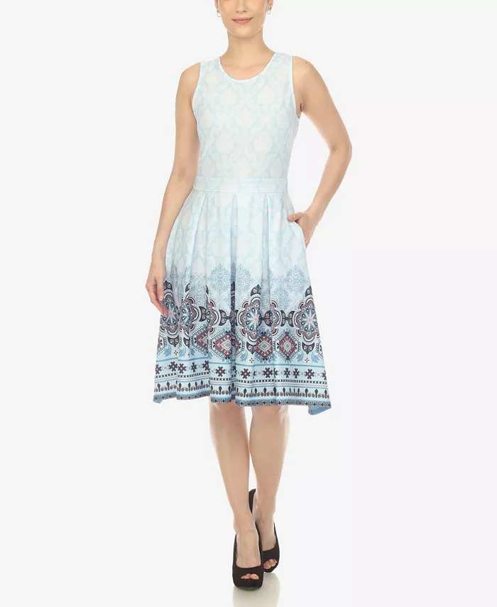 Женское облегающее платье длиной до колена с расклешенным лифом White Mark, синий
Женское облегающее платье длиной до колена с расклешенным лифом White Mark, синий