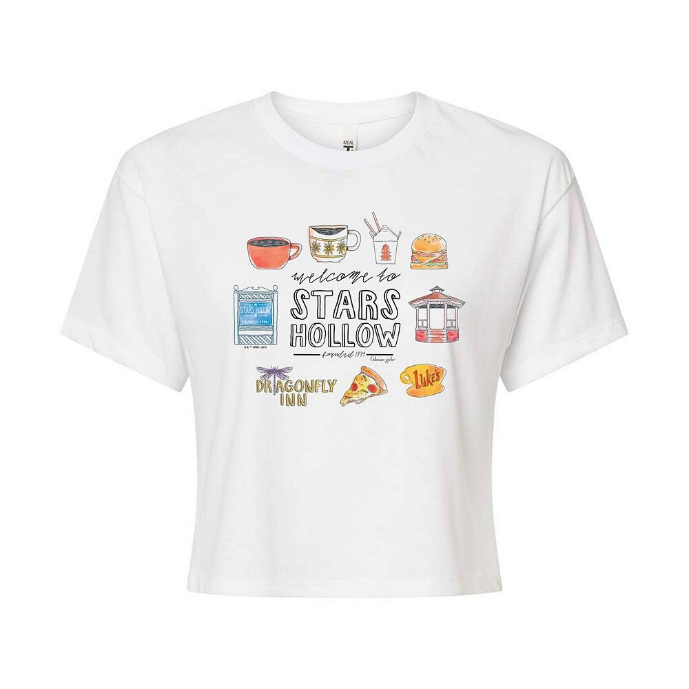 Укороченная футболка Gilmore Girls Stars с полой сеткой для юниоров Disney, белый
Укороченная футболка Gilmore Girls Stars с полой сеткой для юниоров Disney, белый