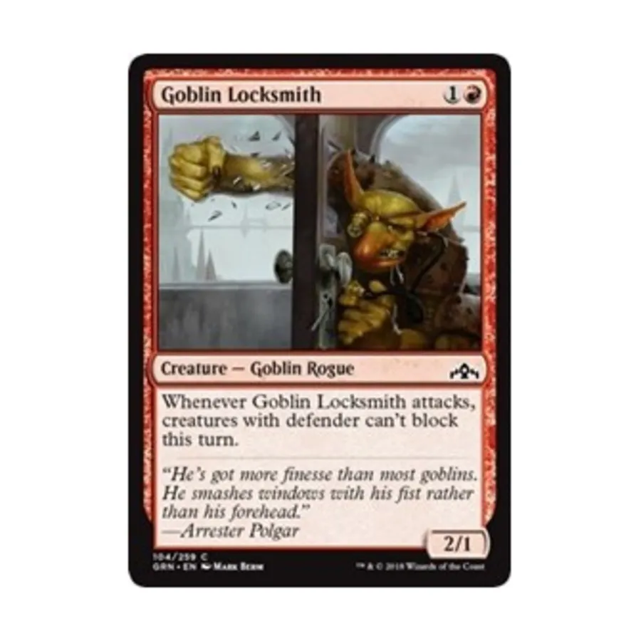 CCG Гоблин-слесарь (С) (фольга), MTG - Guilds of Ravnica
CCG Гоблин-слесарь (С) (фольга), MTG - Guilds of Ravnica