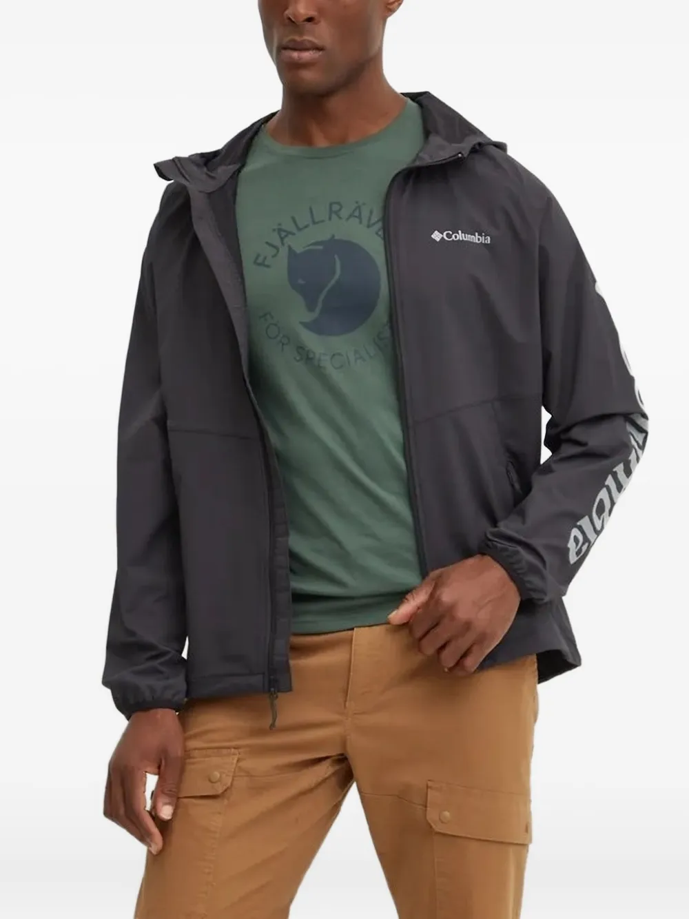 Куртка с капюшоном и логотипом на рукавах Columbia, серый
Куртка с капюшоном и логотипом на рукавах Columbia, серый