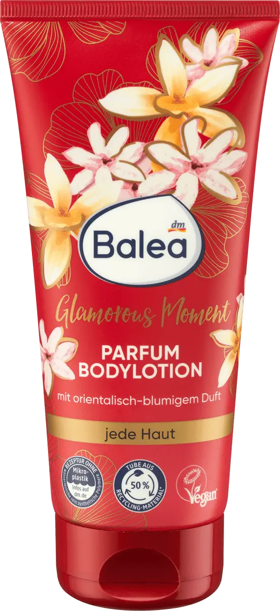 Парфюмированный лосьон для тела Glamorous Moment 200мл Balea
Парфюмированный лосьон для тела Glamorous Moment 200мл Balea