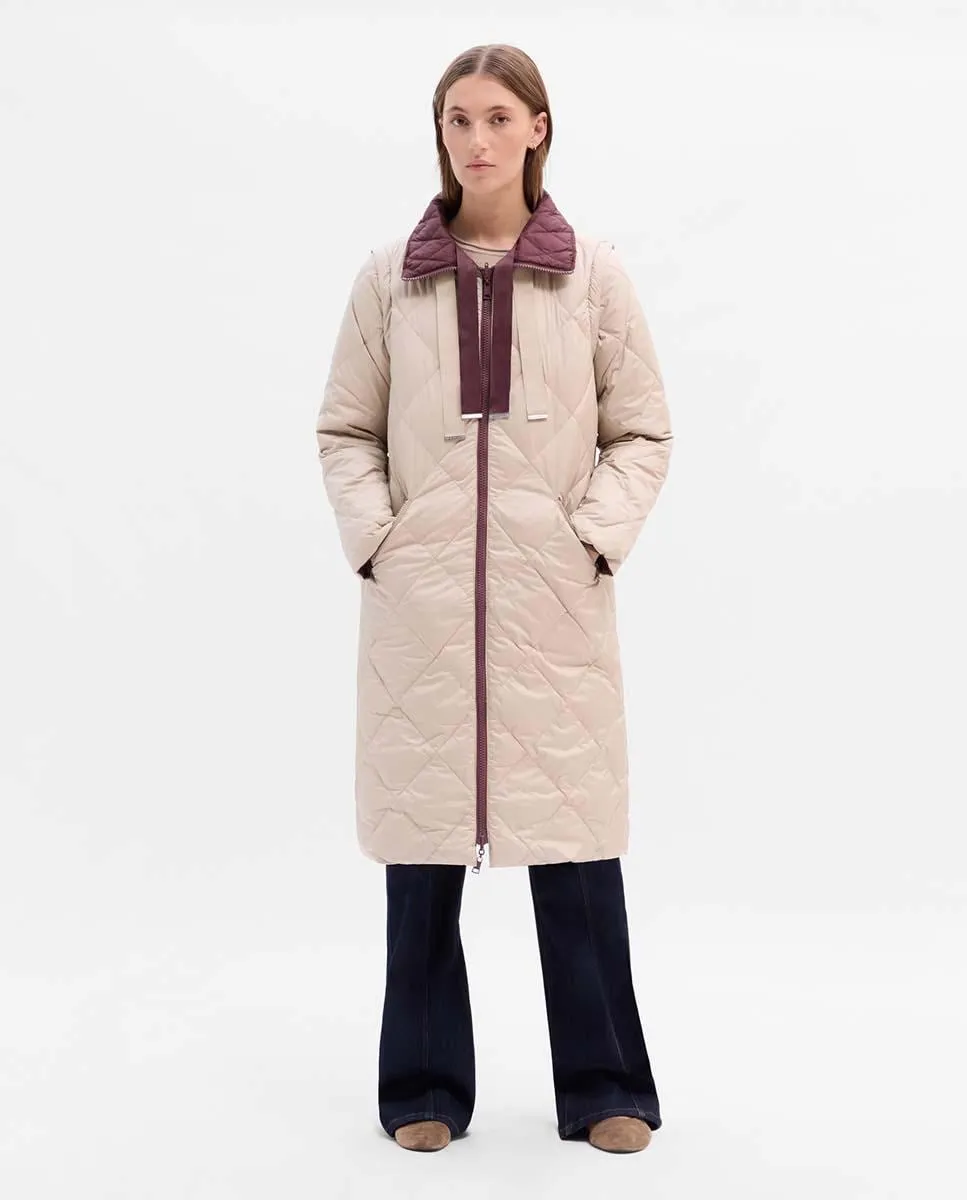 Длинная женская куртка двойной носки Simorra, песочный
Длинная женская куртка двойной носки Simorra, песочный