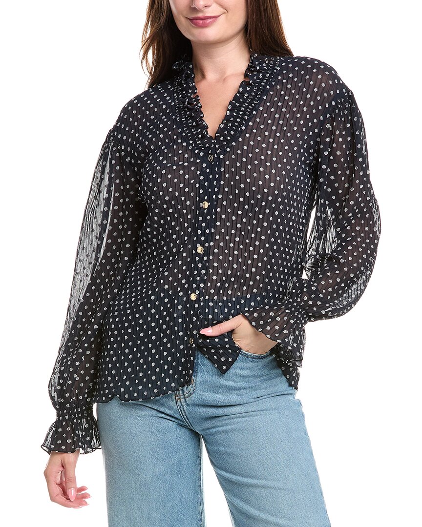 Сорочка Sandro плиссированная, синий
Сорочка Sandro плиссированная, синий