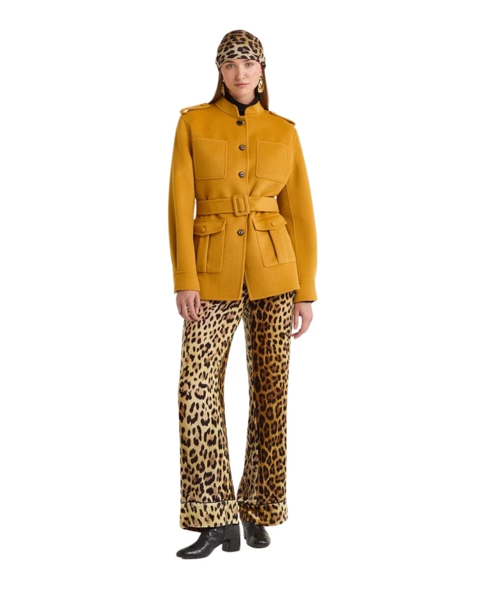 Брюки с бархатным принтом Maliparmi, коричневый
Брюки с бархатным принтом Maliparmi, коричневый