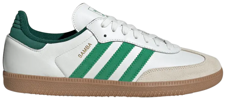 Кроссовки adidas Samba OG 'White Collegiate Green', белый 
Кроссовки adidas Samba OG 'White Collegiate Green', белый