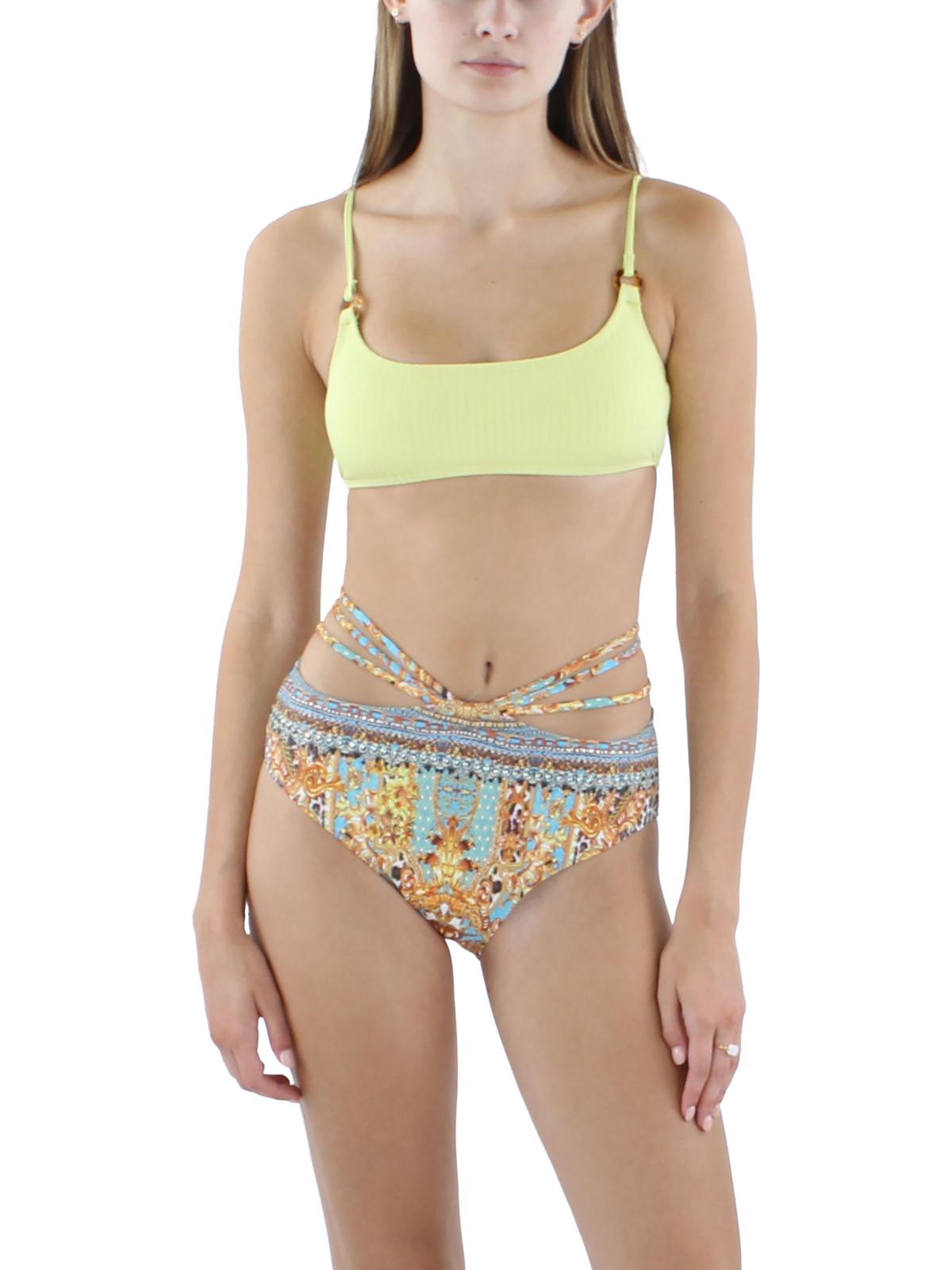 Женский ребристый декорированный бикини-топ для плавания Cotton On, цвет lemon lime wide rib/rings
Женский ребристый декорированный бикини-топ для плавания Cotton On, цвет lemon lime wide rib/rings