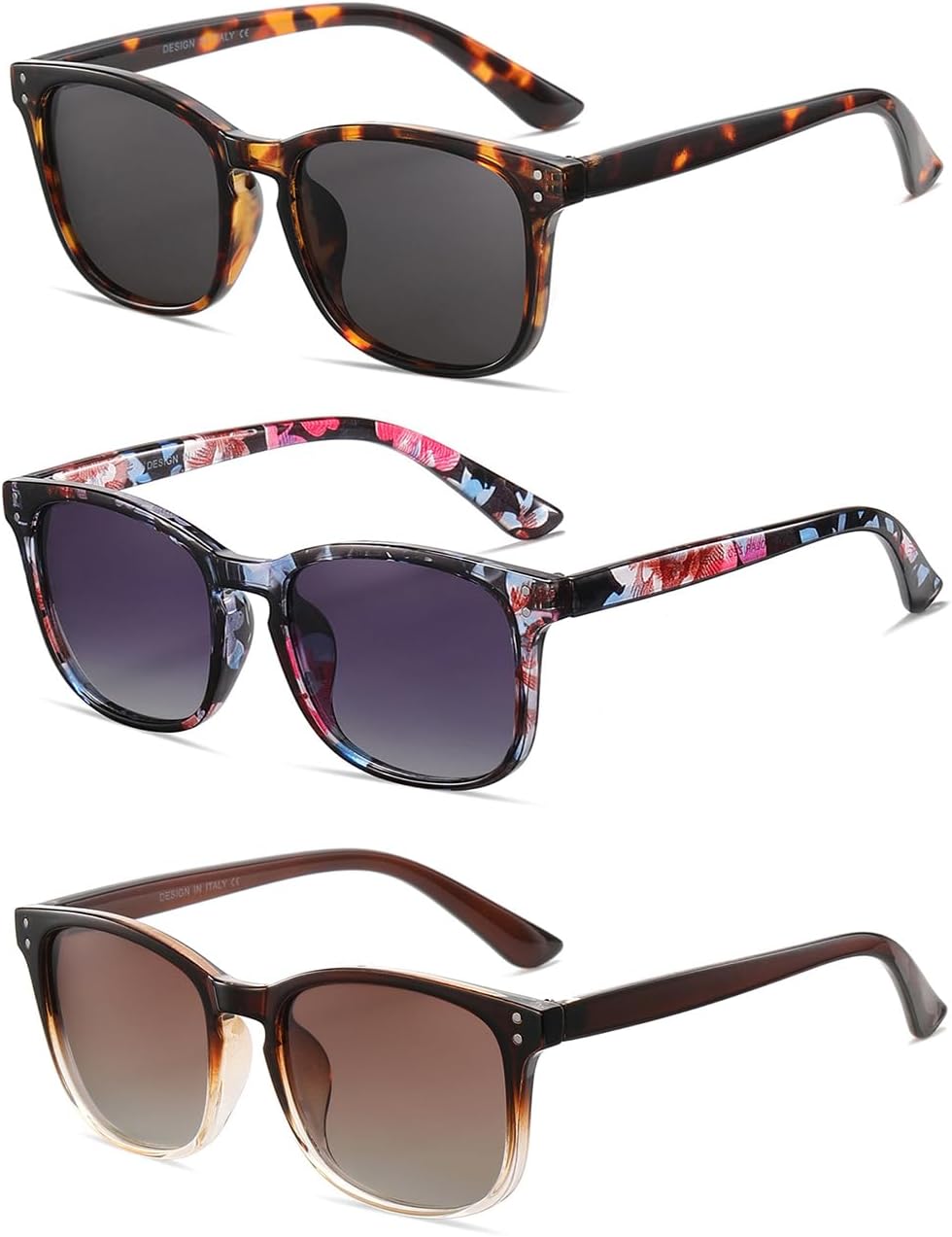 Поляризованные солнцезащитные очки для женщин в классическом ретро-стиле с модным дизайном, защита от УФ-излучения UV 400 (3 шт.) NCLLCE, A8 Tortoise Grey+flower/Grey Gradient+brown Gradient(3 Pack)
Поляризованные солнцезащитные очки для женщин в классическом ретро-стиле с модным дизайном, защита от УФ-излучения UV 400 (3 шт.) NCLLCE, A8 Tortoise Grey+flower/Grey Gradient+brown Gradient(3 Pack)