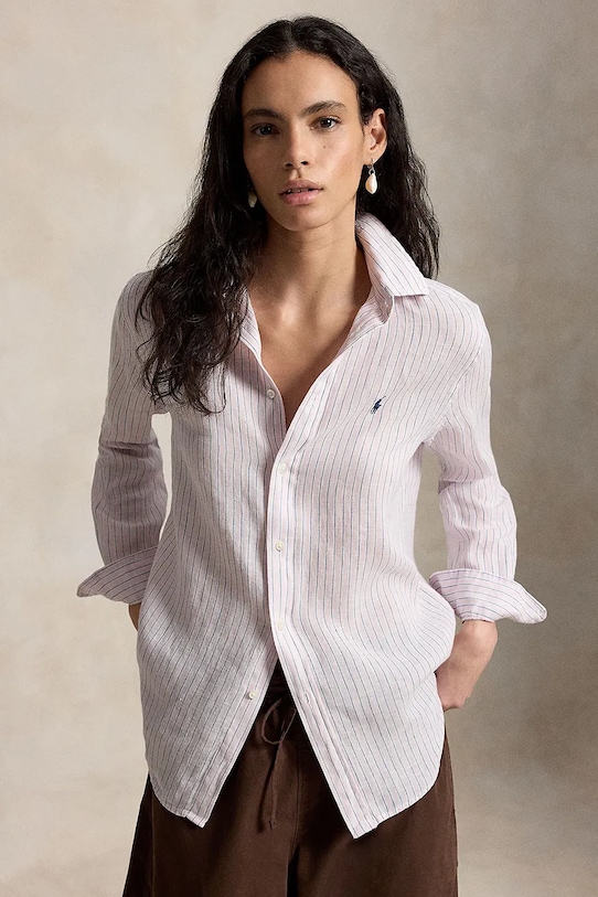 Льняная рубашка Polo Ralph Lauren, розовый
Льняная рубашка Polo Ralph Lauren, розовый