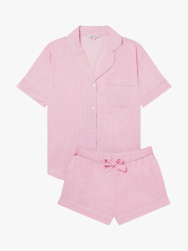 Полосатый комплект пижамы с короткими рукавами из органического хлопка myza, Pink/White
Полосатый комплект пижамы с короткими рукавами из органического хлопка myza, Pink/White