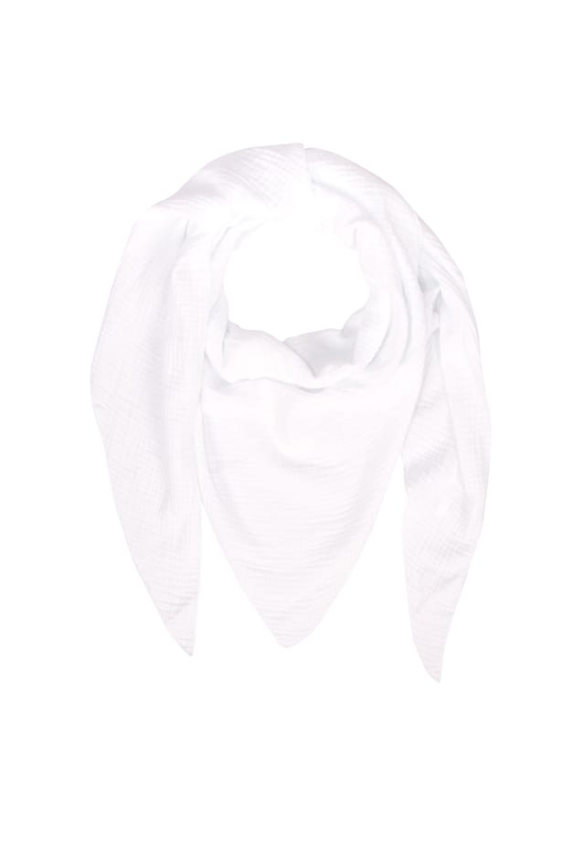 Треугольный шарф Луиза муслиновый треугольник из муслина 100% хлопок легкий и мягкий много цветов Seasons Of April, белый 
Треугольный шарф Луиза муслиновый треугольник из муслина 100% хлопок легкий и мягкий много цветов Seasons Of April, белый