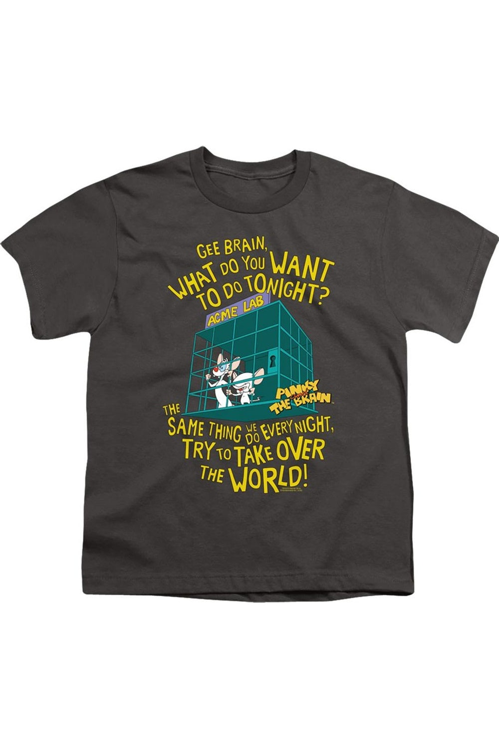 Футболка Pinky And The Brain The World с коротким рукавом для детей Gildan
Футболка Pinky And The Brain The World с коротким рукавом для детей Gildan