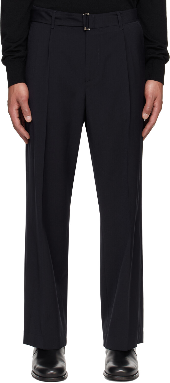 Шерстяные брюки с поясом LE17SEPTEMBRE, темно-синий
Шерстяные брюки с поясом LE17SEPTEMBRE, темно-синий