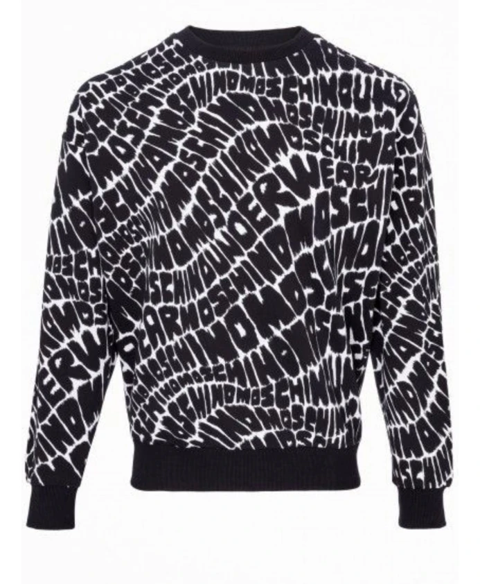 Черная хлопковая рубашка с длинными рукавами Moschino, черный
Черная хлопковая рубашка с длинными рукавами Moschino, черный