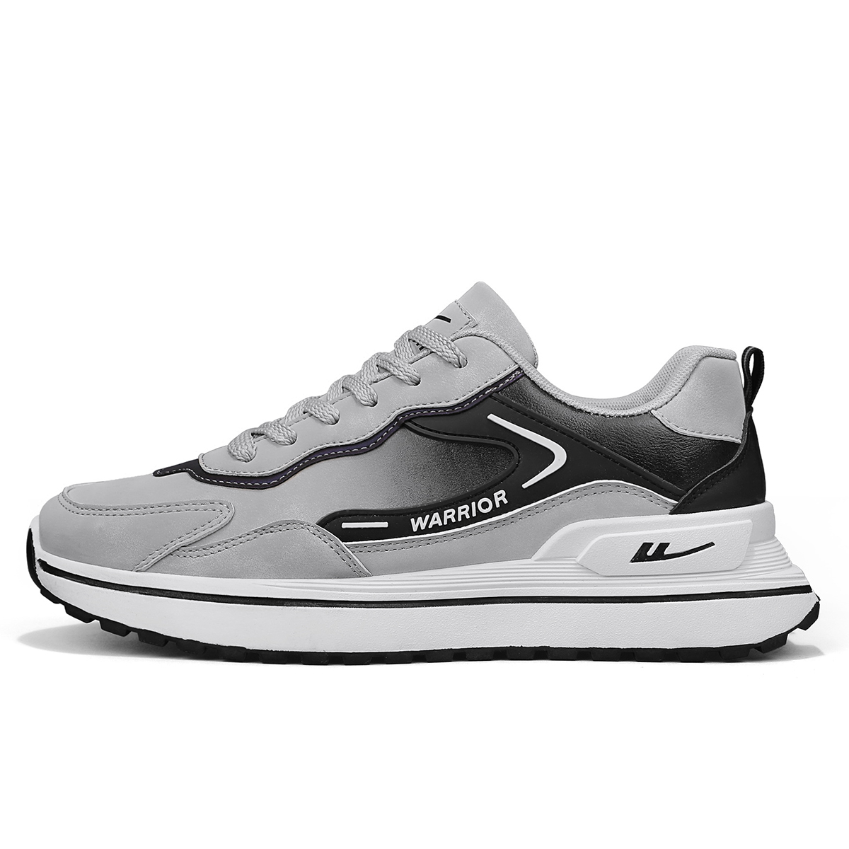 Низкие массивные кроссовки с амортизацией, противоскользящие, износостойкие, увеличивающие рост, серо-черные, мужские WARRIOR, Gray Black
Низкие массивные кроссовки с амортизацией, противоскользящие, износостойкие, увеличивающие рост, серо-черные, мужские WARRIOR, Gray Black