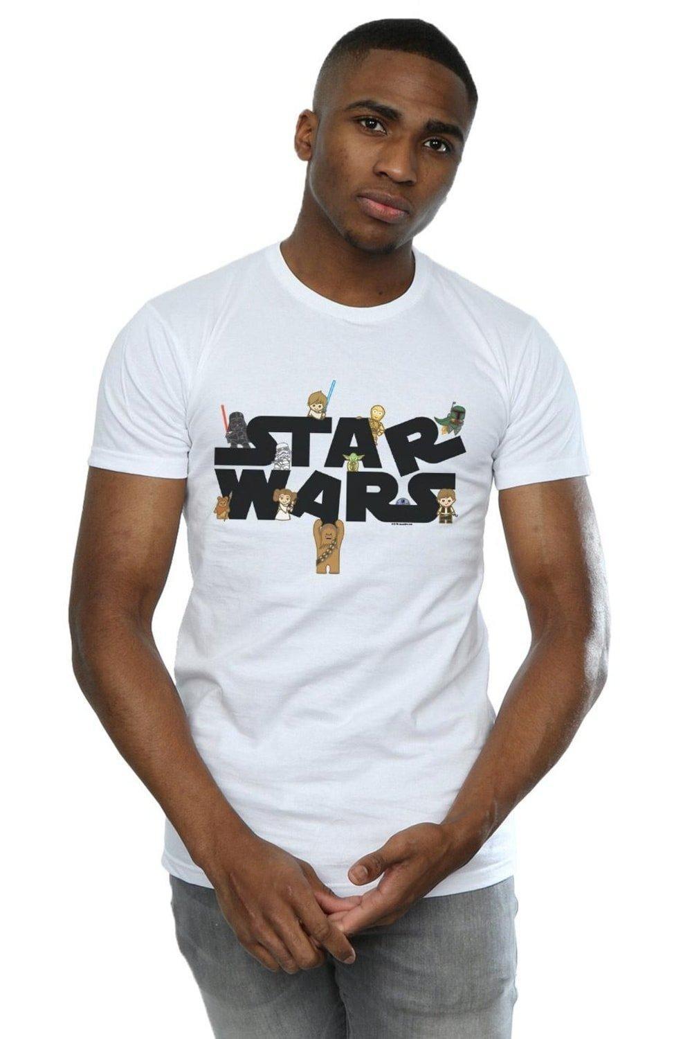 Детская футболка с логотипом Star Wars, белый
Детская футболка с логотипом Star Wars, белый