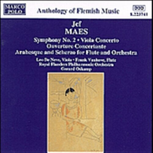 CD диск Maes / Neve / Vanhove / Oskamp: Sym 2/Con Va/Concertante Ovt/&
CD диск Maes / Neve / Vanhove / Oskamp: Sym 2/Con Va/Concertante Ovt/&