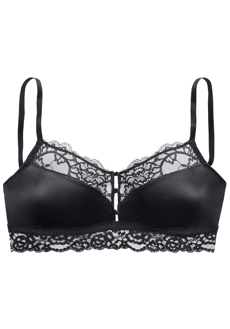 Бюстгальтер-бралетт LASCANA, черный
Бюстгальтер-бралетт LASCANA, черный