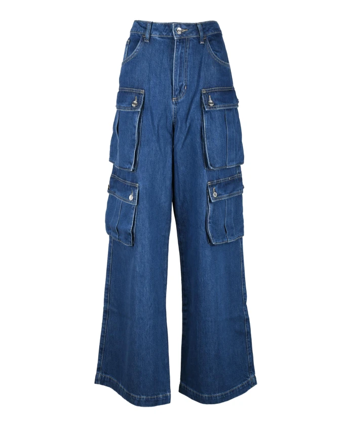 Джинсы-Палаццо карго Liu Jo, синий
Джинсы-Палаццо карго Liu Jo, синий