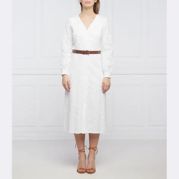 Кружевное платье с поясом Michael Kors, белый
Кружевное платье с поясом Michael Kors, белый