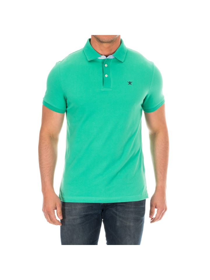 Рубашка-поло Hackett London, зеленый 
Рубашка-поло Hackett London, зеленый