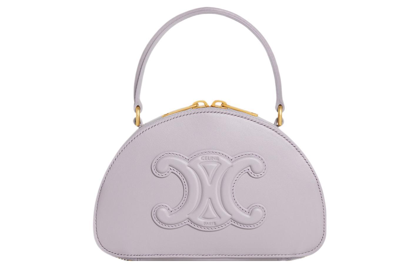 CELINE Гладкая кожаная сумка-полумесяц мини женская светло-сиреневая
CELINE Гладкая кожаная сумка-полумесяц мини женская светло-сиреневая