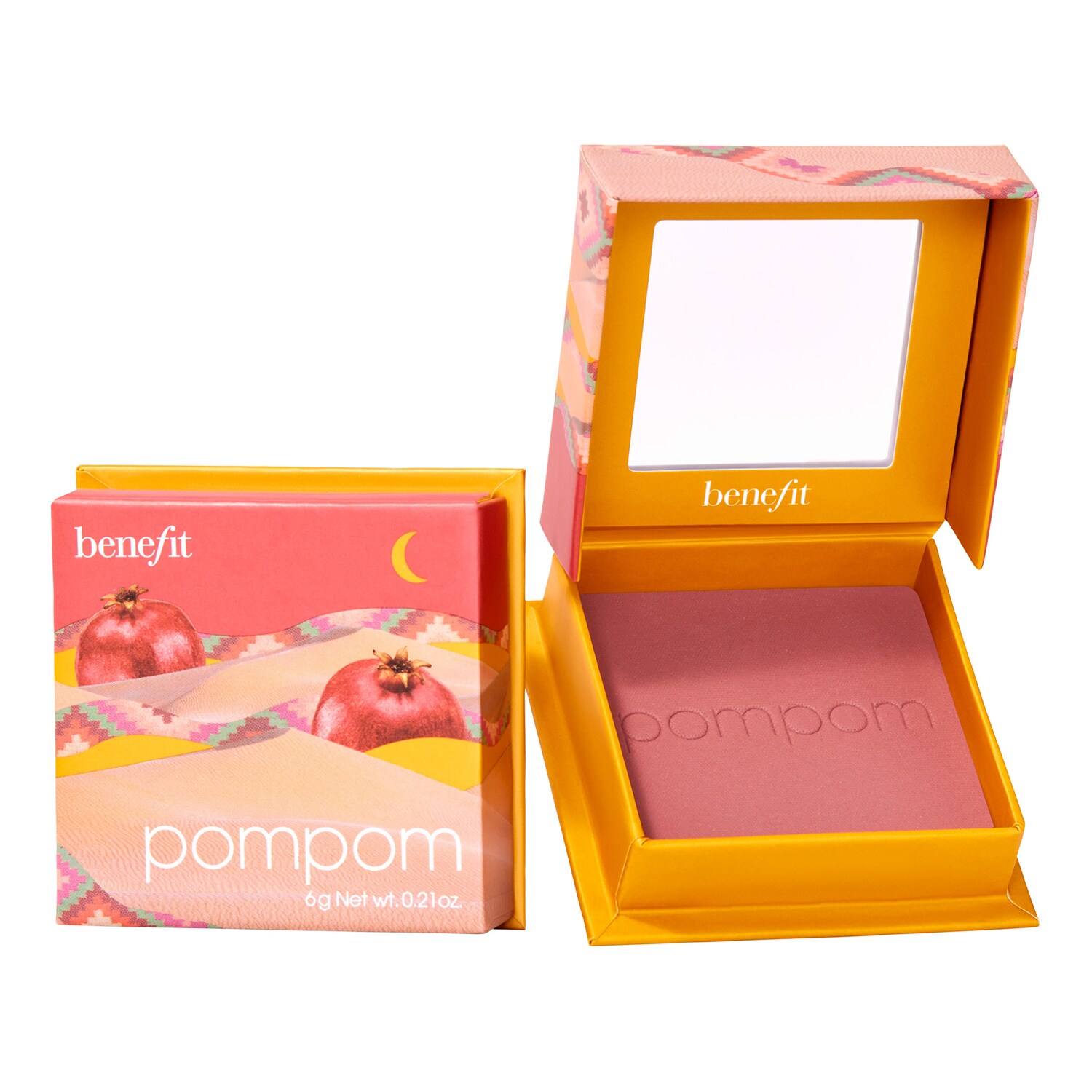 Румяна гранатово-розового цвета PomPom Benefit Cosmetics
Румяна гранатово-розового цвета PomPom Benefit Cosmetics
