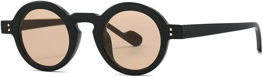 Солнцезащитные очки в стиле панк с круглой оправой, маленькие, для женщин и мужчин, роскошные, винтажные, с заклепками, защита от УФ-излучения UV400 VFDHN, Black Tea
Солнцезащитные очки в стиле панк с круглой оправой, маленькие, для женщин и мужчин, роскошные, винтажные, с заклепками, защита от УФ-излучения UV400 VFDHN, Black Tea