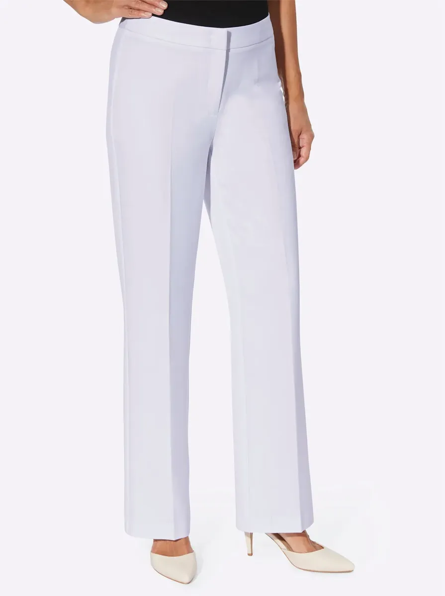 Брюки Lady со складками, белый
Брюки Lady со складками, белый