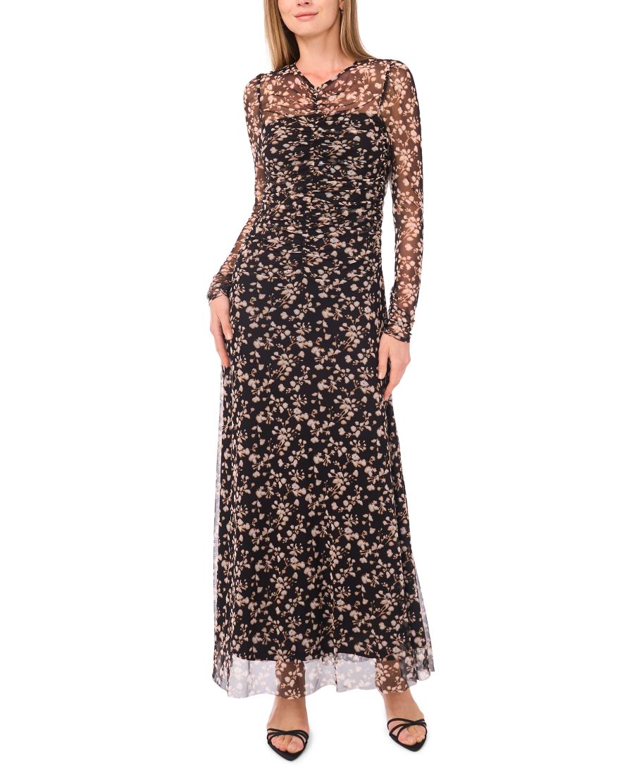 Женское платье с V-образным вырезом и длинными рукавами, с принтом Parker, Rich Black
Женское платье с V-образным вырезом и длинными рукавами, с принтом Parker, Rich Black