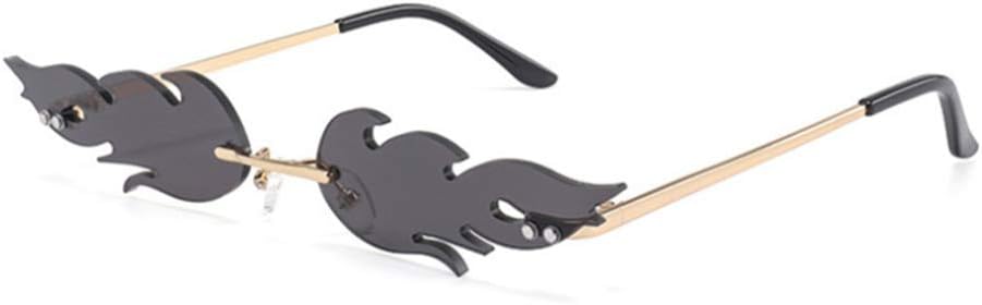 Солнцезащитные очки NUOBESTY Flame без оправы, очки с волнообразным рисунком, очки с огненным пламенем для вечеринок, для женщин и девушек, реквизит для фотосессий, серые, Grey
Солнцезащитные очки NUOBESTY Flame без оправы, очки с волнообразным рисунком, очки с огненным пламенем для вечеринок, для женщин и девушек, реквизит для фотосессий, серые, Grey