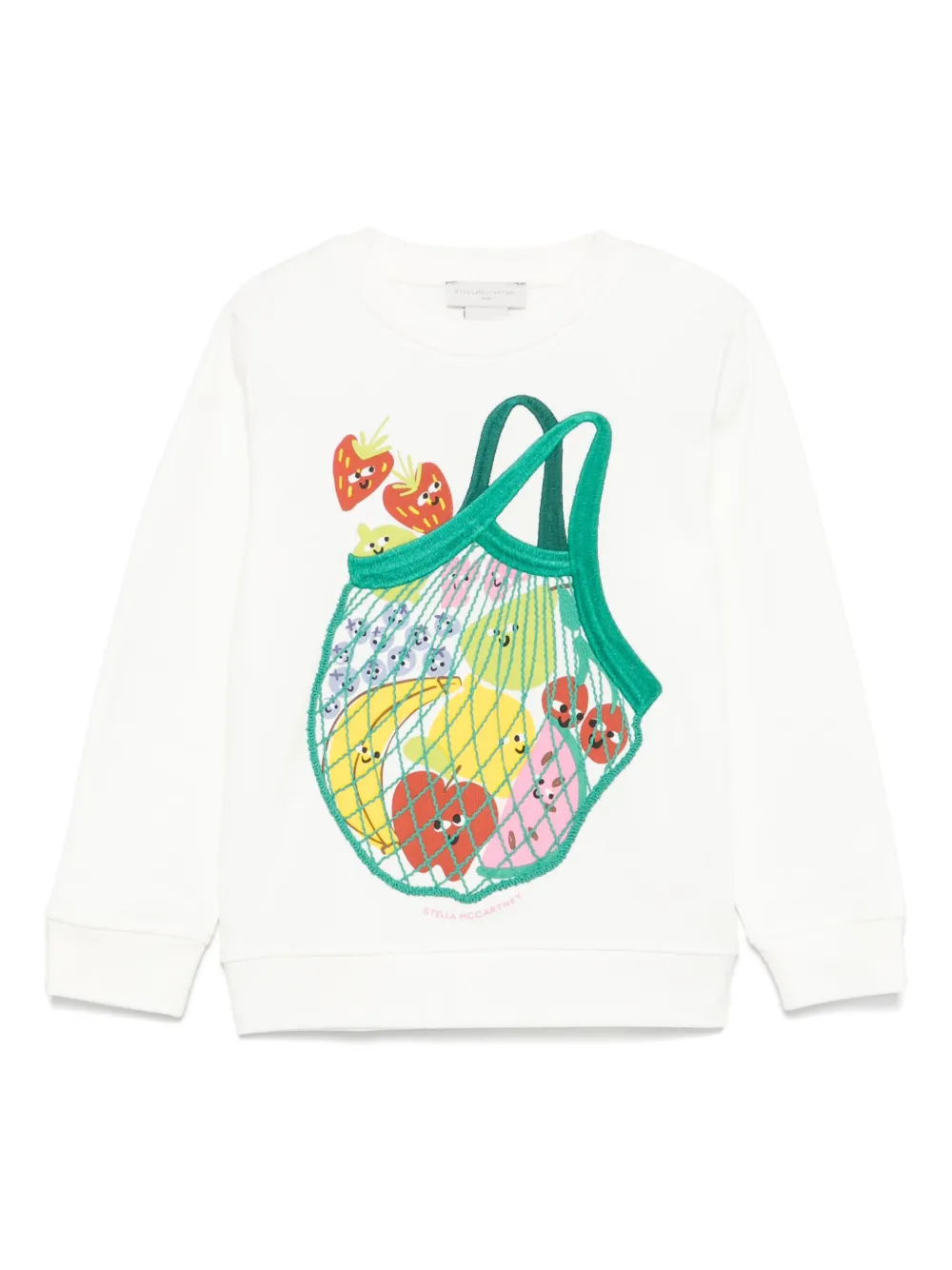 Толстовка с принтом Stella McCartney Kids, белый 
Толстовка с принтом Stella McCartney Kids, белый