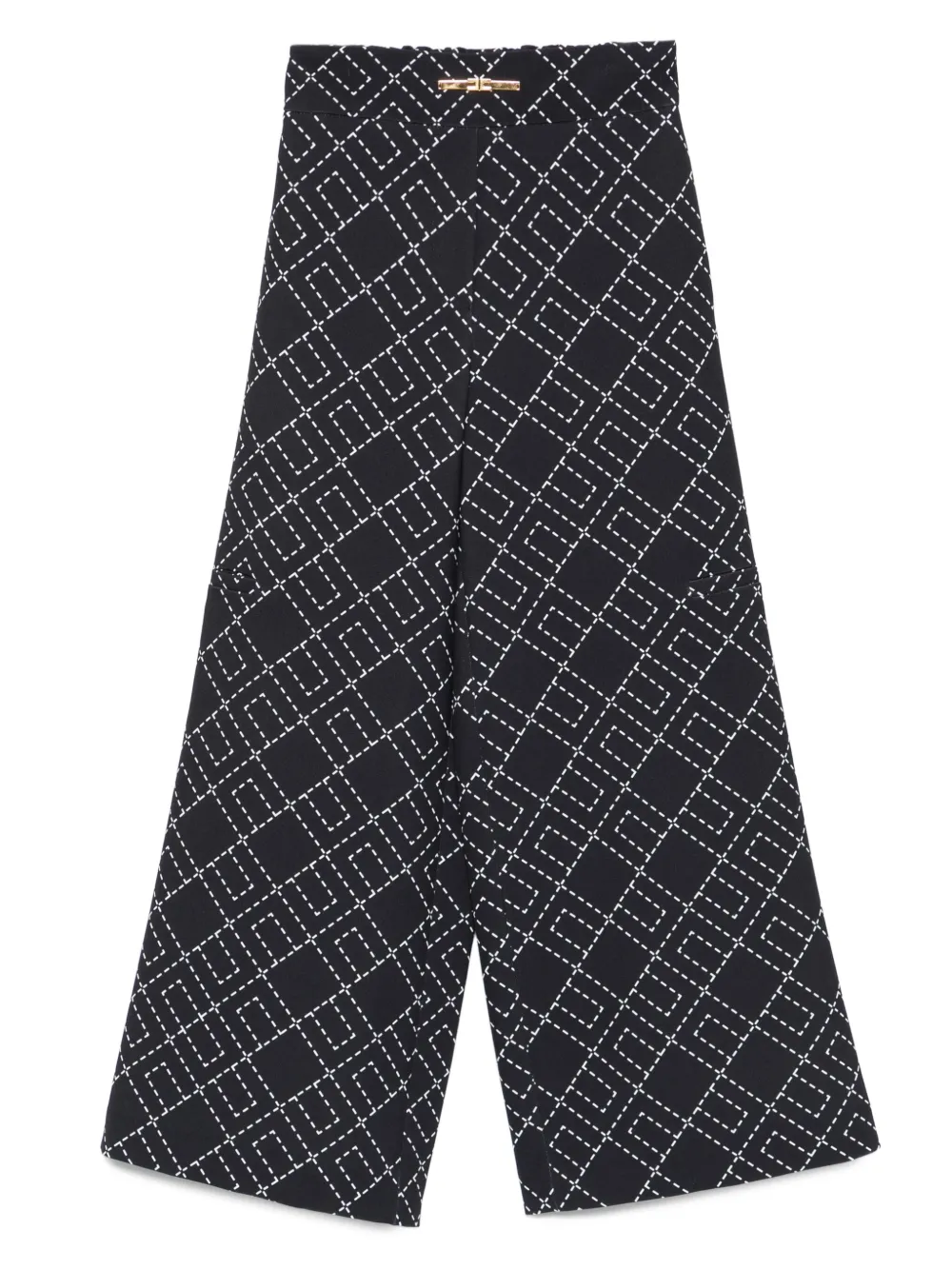 Брюки с геометричным узором Elisabetta Franchi La Mia Bambina, черный
Брюки с геометричным узором Elisabetta Franchi La Mia Bambina, черный