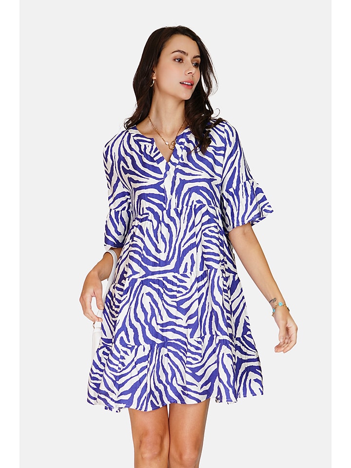 Короткое платье Le Jardin du Lin, синий/белый
Короткое платье Le Jardin du Lin, синий/белый