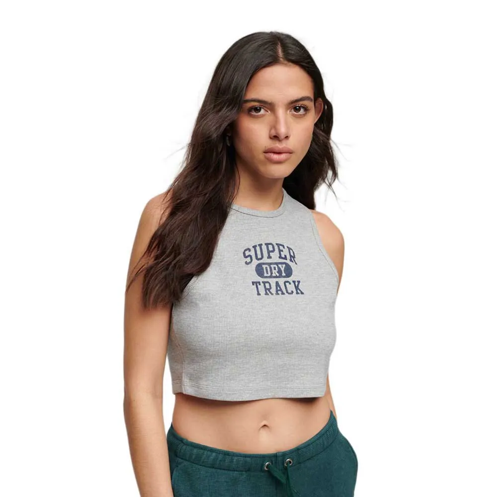 Футболка Superdry Athletic Essential Waffle, серый 
Футболка Superdry Athletic Essential Waffle, серый