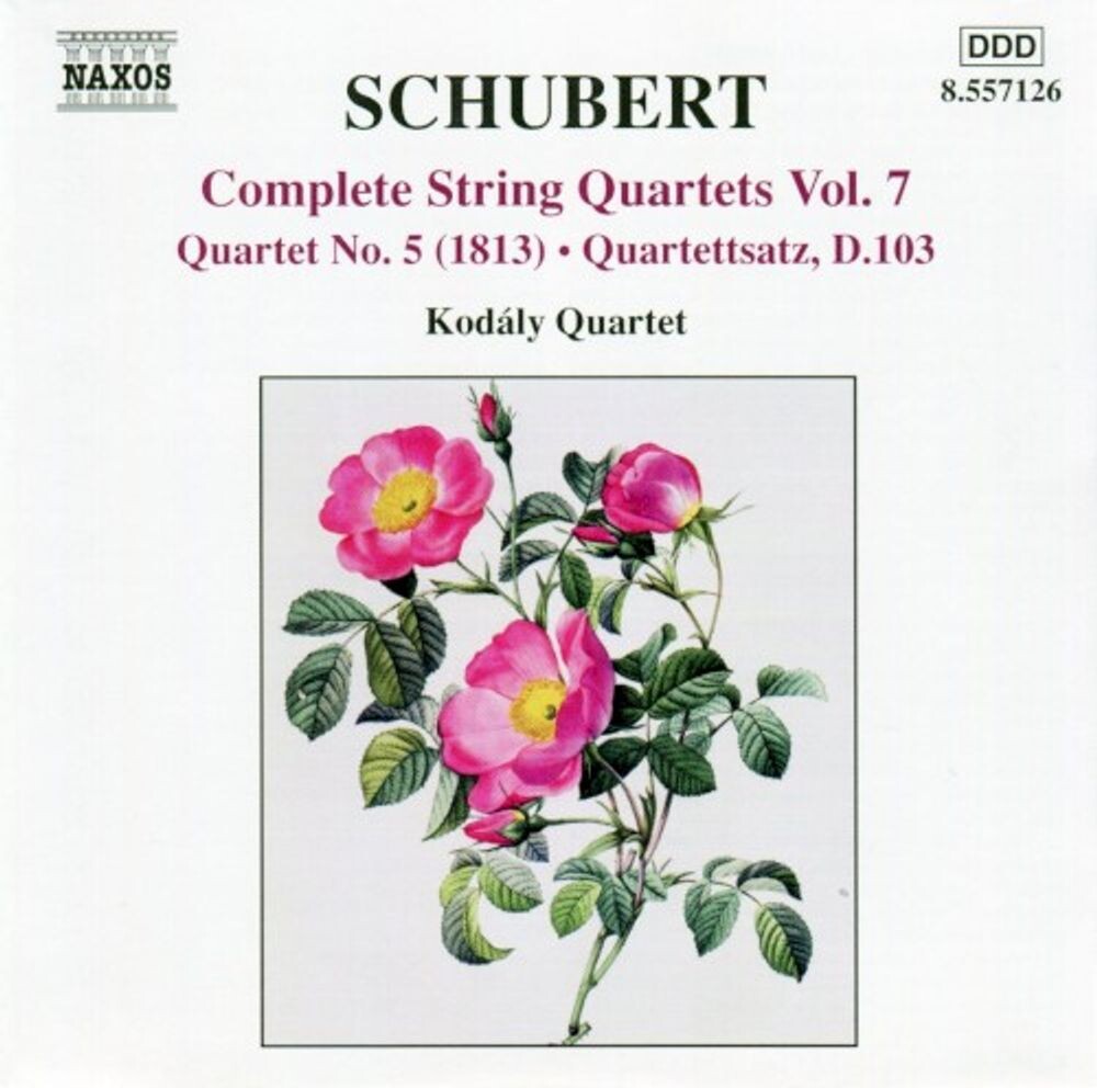 Диск CD Schubert: Complete String Quartets, Vol. 7 - Kodaly Quartet
Диск CD Schubert: Complete String Quartets, Vol. 7 - Kodaly Quartet