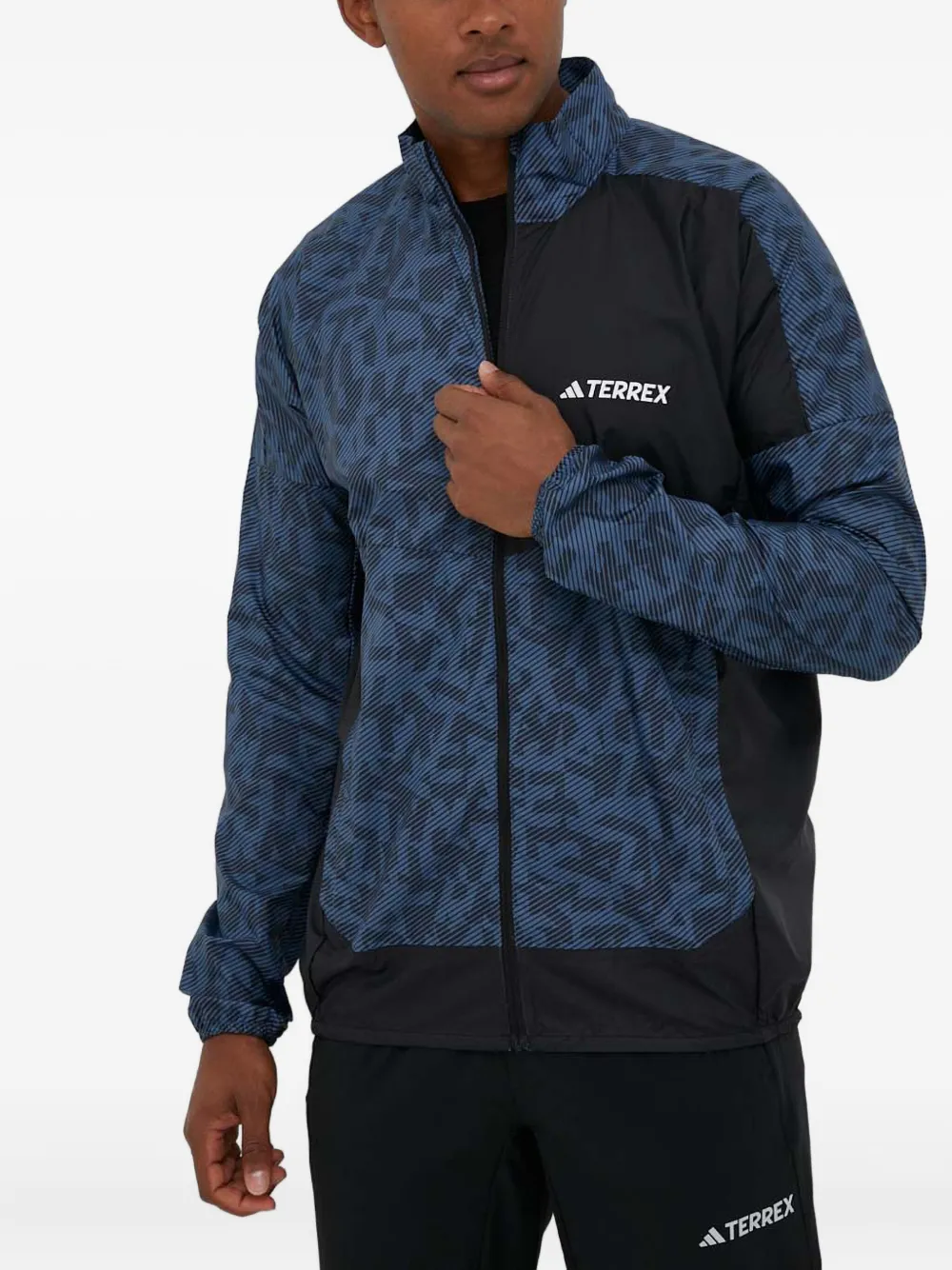 Куртка на молнии с узором Adidas, синий
Куртка на молнии с узором Adidas, синий