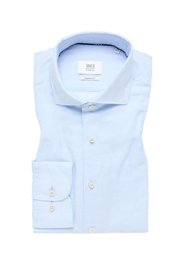 Рубашка с длинными рукавами Eterna, голубой
Рубашка с длинными рукавами Eterna, голубой