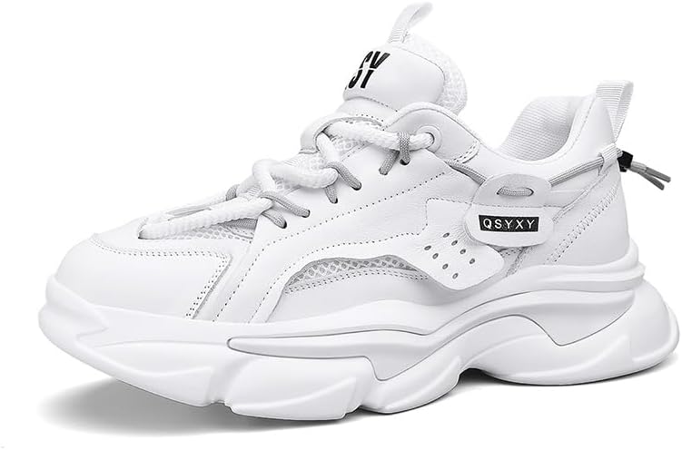 Мужские модные кроссовки на шнуровке, комфортные повседневные прогулочные туфли, кроссовки на массивной подошве из ПУ и сетки, теннисные кроссовки Hhhchpm, белый
Мужские модные кроссовки на шнуровке, комфортные повседневные прогулочные туфли, кроссовки на массивной подошве из ПУ и сетки, теннисные кроссовки Hhhchpm, белый
