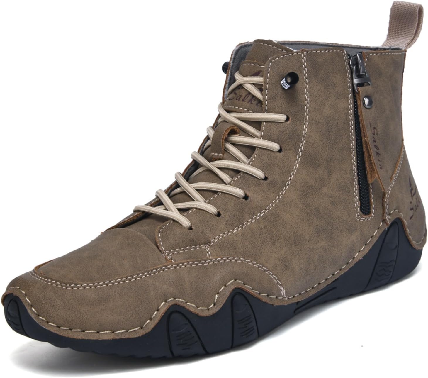 Мужские походные ботинки на каждый день с эластичными шнурками, толстой подошвой для прогулок и повседневной носки Azttoztto, хаки
Мужские походные ботинки на каждый день с эластичными шнурками, толстой подошвой для прогулок и повседневной носки Azttoztto, хаки