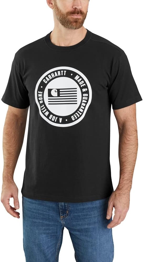 Футболка Carhartt Relaxed Fit Midweight с коротким рукавом и принтом флага
Футболка Carhartt Relaxed Fit Midweight с коротким рукавом и принтом флага