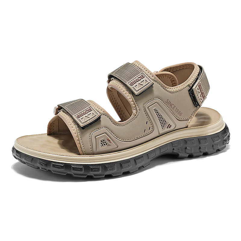 SHOUBA Пляжные сандалии мужские цвета хаки/серый/черный
SHOUBA Пляжные сандалии мужские цвета хаки/серый/черный