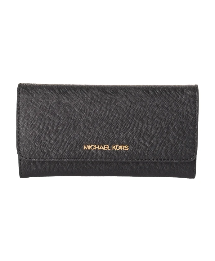 Элегантный структурированный кошелек с застежкой-кнопкой. Michael Kors, черный
Элегантный структурированный кошелек с застежкой-кнопкой. Michael Kors, черный
